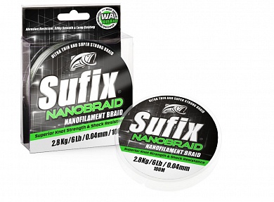 ����� Sufix Nano Braid  Aqua Camo 100 � 0.06�� 3,3 ��
