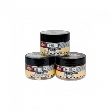 ����� ��������� Dynamite Baits 20 ��. The Source White Fluro Pop Ups and dumbells